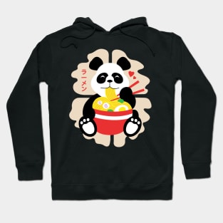 Cute Panda Eats Ramen Hoodie